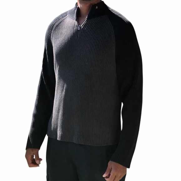 Polo Ralph Lauren Other - 🎂Polo by Ralph Lauren Men's Black Half Zip-Up Sweater Size Size XXL —#008